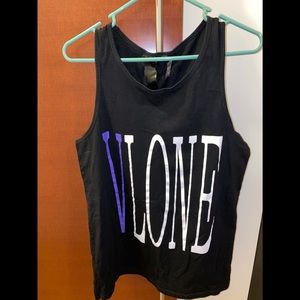 Vlone brand mens tank, like new. Size XL
